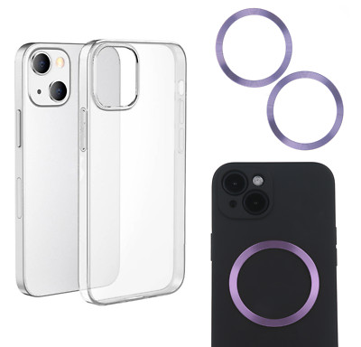 FÜR SAMSUNG GALAXY S8 PLUS Hülle Case Etui Tasche + 2szt Magsafe Metallring LIL