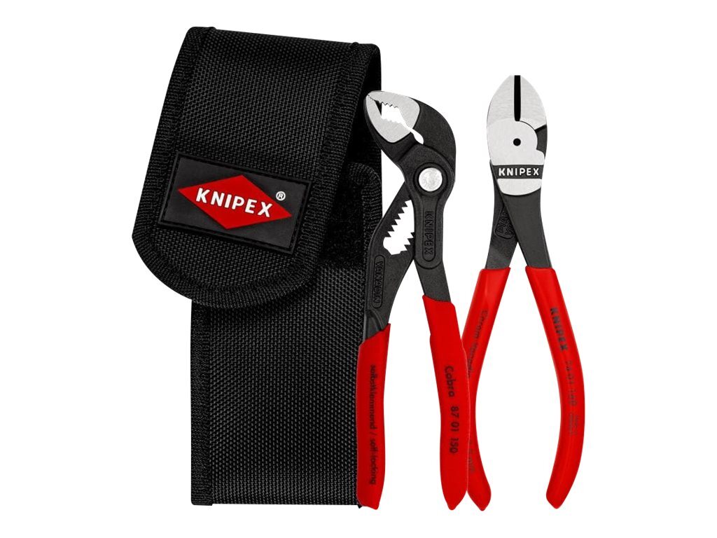 KNIPEX Mini Pliers set 2 pieces in belt pouch in belt pouch 00 20 72 V02