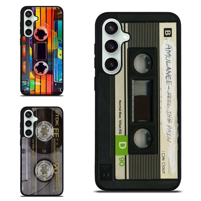 Mixed Tapes Funky Retro Anti scratch Cover For Samsung S21 S22 S23 S24 FE Ultra