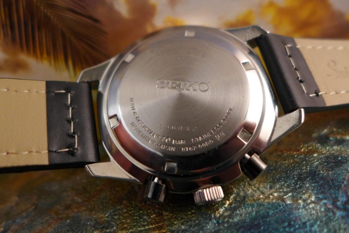 Elegant Large size 44mm Seiko 8T67 00B0 Date Men's Quartz Elegant Large size 44mm Seiko 8T67 00B0 Date Men's Quartz