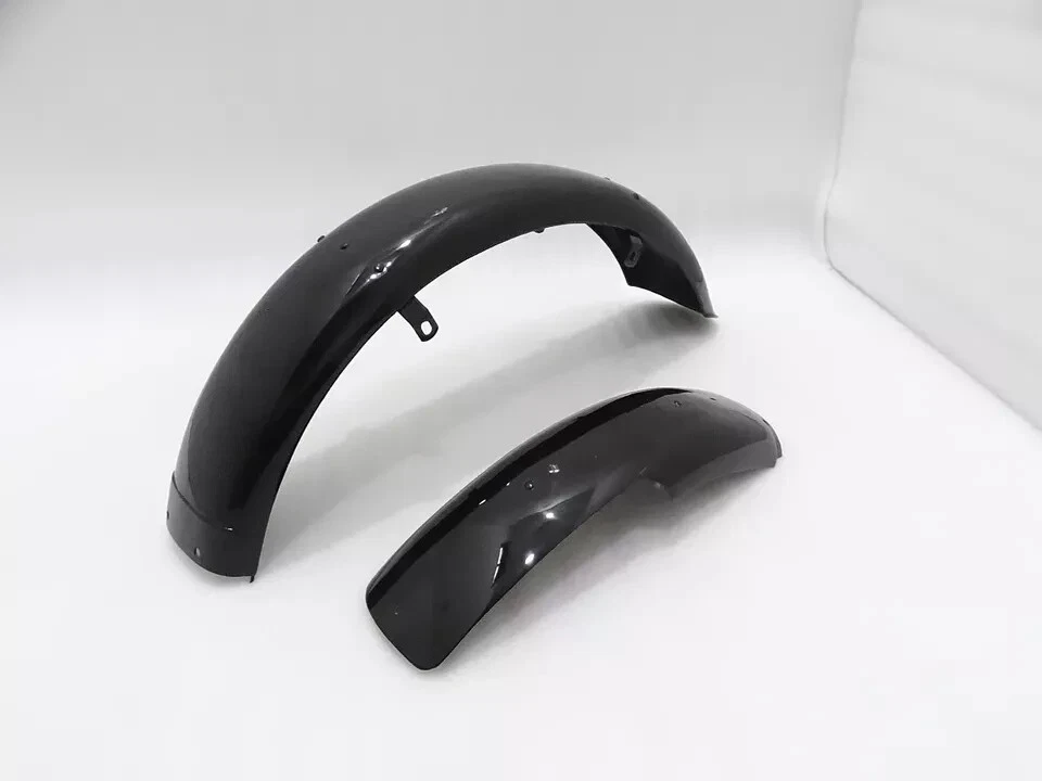 JUEGO GUARDABARROS Y ESTANCIA MATCHLESS G3L AJS 16M MODELO MILITAR PINTADO NEGRO | Apto para Foto 3 de 4