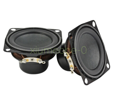 2Pcs 53MM 10W 4Ohm Audio Speaker Full Range Speakers Bass