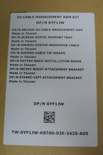 NEW 0YF1JW Dell 2U Cable Management ARM Kit for PowerEdge box 2 YF1JW
