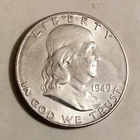 1949 Franklin Half Dollar Uncirculated Unc cd -