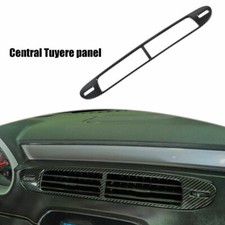 Carbon Fiber Center Dashboard Air Vent Panel Cover Trim For Chevy Camaro 2010-15