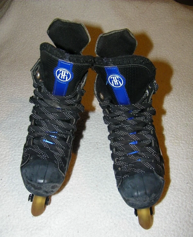 ZAPATO REEBOK 3 K PATINES DE HOCKEY SOBRE PATINES ADULTO TALLA 5 D SKATE 6.5 BUEN ESTADO Foto 4 de 4