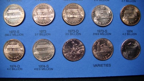 LINCOLN WHEAT MEMORIAL PENNY CENT SET 90 COINS 1941 1974 STEEL WAR PENNIES BU - Picture 20 of 20