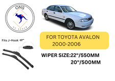 WIPER BLADES FOR TOYOTA AVALON  2000-2006