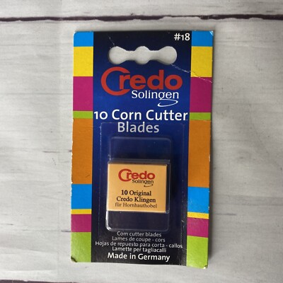 Credo Corn Cutter 10 Blades Replacement Blades #18 Made in Germany