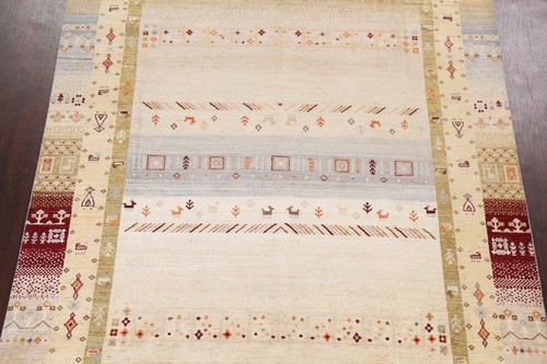 Luxurious Gabbeh Geometric Wool Modern Area Rug - Brand New 7x10 ft - Picture 3 of 22