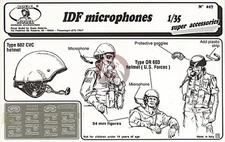 Royal Model 1/35 Israeli IDF Microphones and Goggles (16 mics, 2 goggles) 017