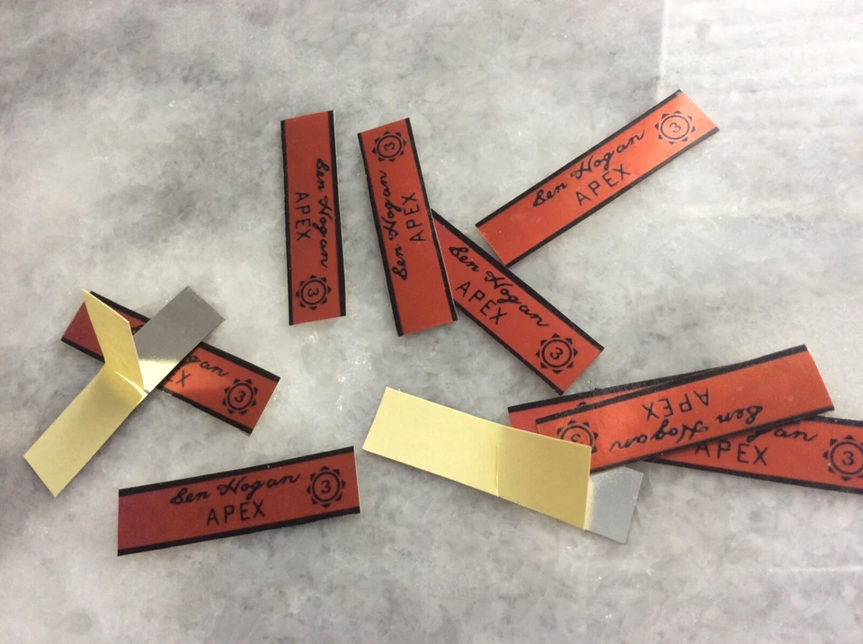 Beautiful 60-70s Ben Hogan Apex 3 shaft bands (#13) - Image 2 of 3