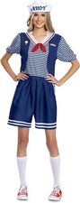Robin Scoops Ahoy Deluxe Stranger Things Fancy Dress Up Halloween Adult Costume