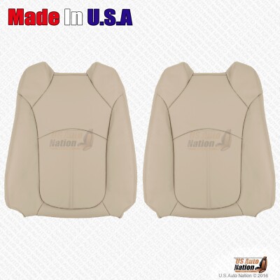2008 2009 2010 2011 2012 GMC Acadia -Driver and Passenger Tops Leather Cover Tan