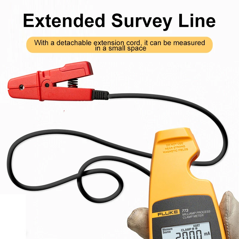 Fluke 773 Milliamp Process Clamp Meter 4 to 20 mA Signals Provide Loop Power - image 4 of 4