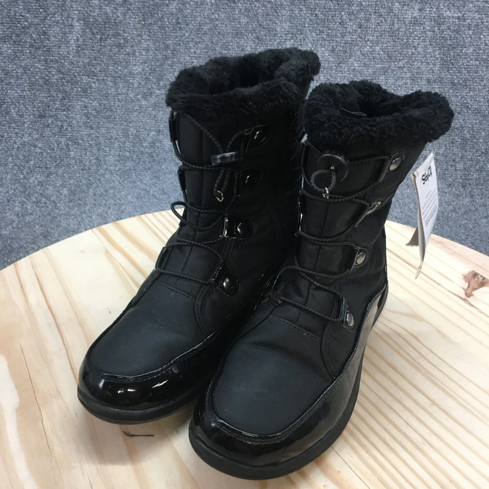 Botas impermeables Totes para mujer 7M Cody negras imitación cuero piel SIN PLANTILLAS NUEVAS Foto 3 de 4