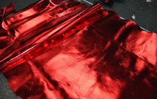 Metallic Red Chap Leather Sides/Made in USA