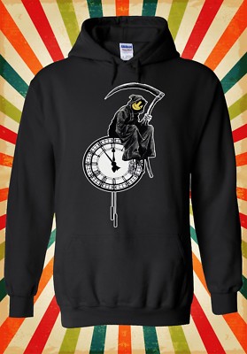 Banksy Graffiti The Grim Reaper Kunst Männer Frauen Unisex Top Hoodie Sweatshirt 1759