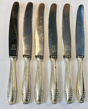 Vintage Silber Besteck - Argenta 100 - 12 Teile, Messer und Gabeln