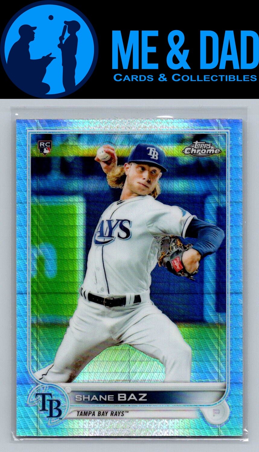 2022 Topps Chrome #201 Shane Baz Prism Refractor