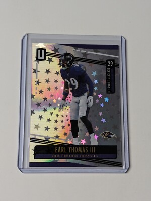 Panini Unparalleled 2019 Earl Thomas III Ravens Astral NFL /200