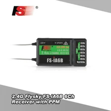 Flysky FS-iA6B 2.4G 6CH Receiver+iBus Port For Flysky i4 i6 i10 Transmitter S0Q6