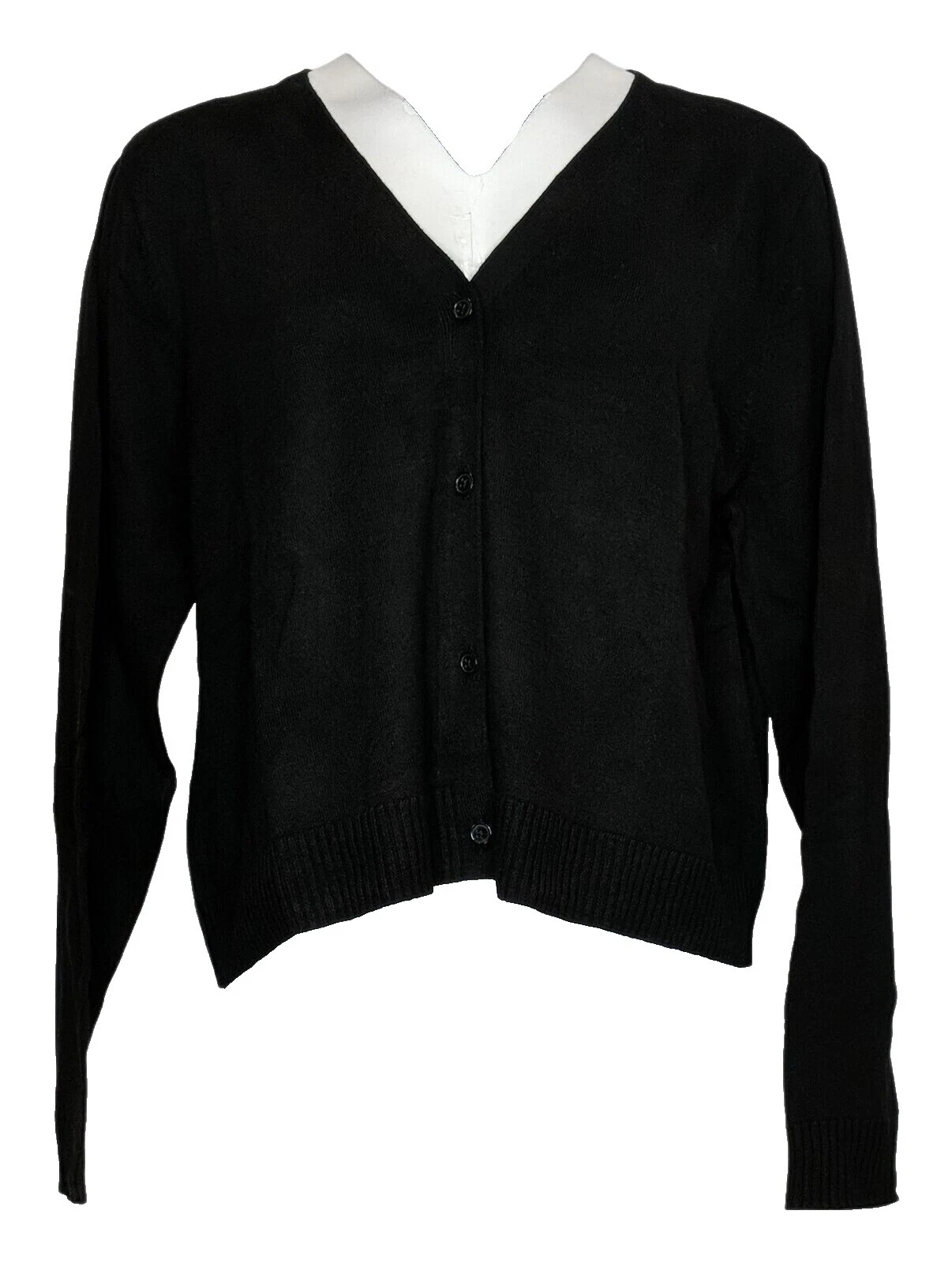 Algodón Denim & Co. Suéteres para mujer Negro