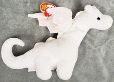 TY Beanie Baby ~ Magic The Dragon ~ #4088 Tag Errors 1995 PVC PELLETS NO STAMP