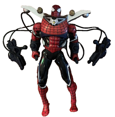 #ad 10quot; SPIDERMAN WITH WATER WEB BLASTERS TOY BIZ AQUA CANNON $26.99