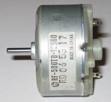 Mabuchi RF-500 Motor  -  1.5 to 12 VDC   -  Solar Motor - Mabuchi RF-500TB-12560