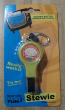 Family Guy Stewie 2006 Talking Bottle Opener Key Chain NEW in package