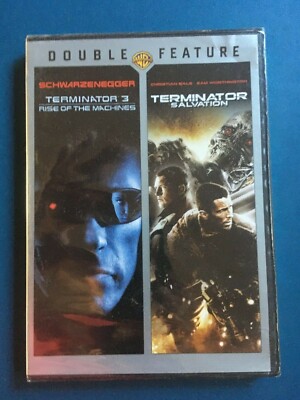 Terminator Double Feature DVD Rise of the Machines Salvation Schwarzenegger NEW