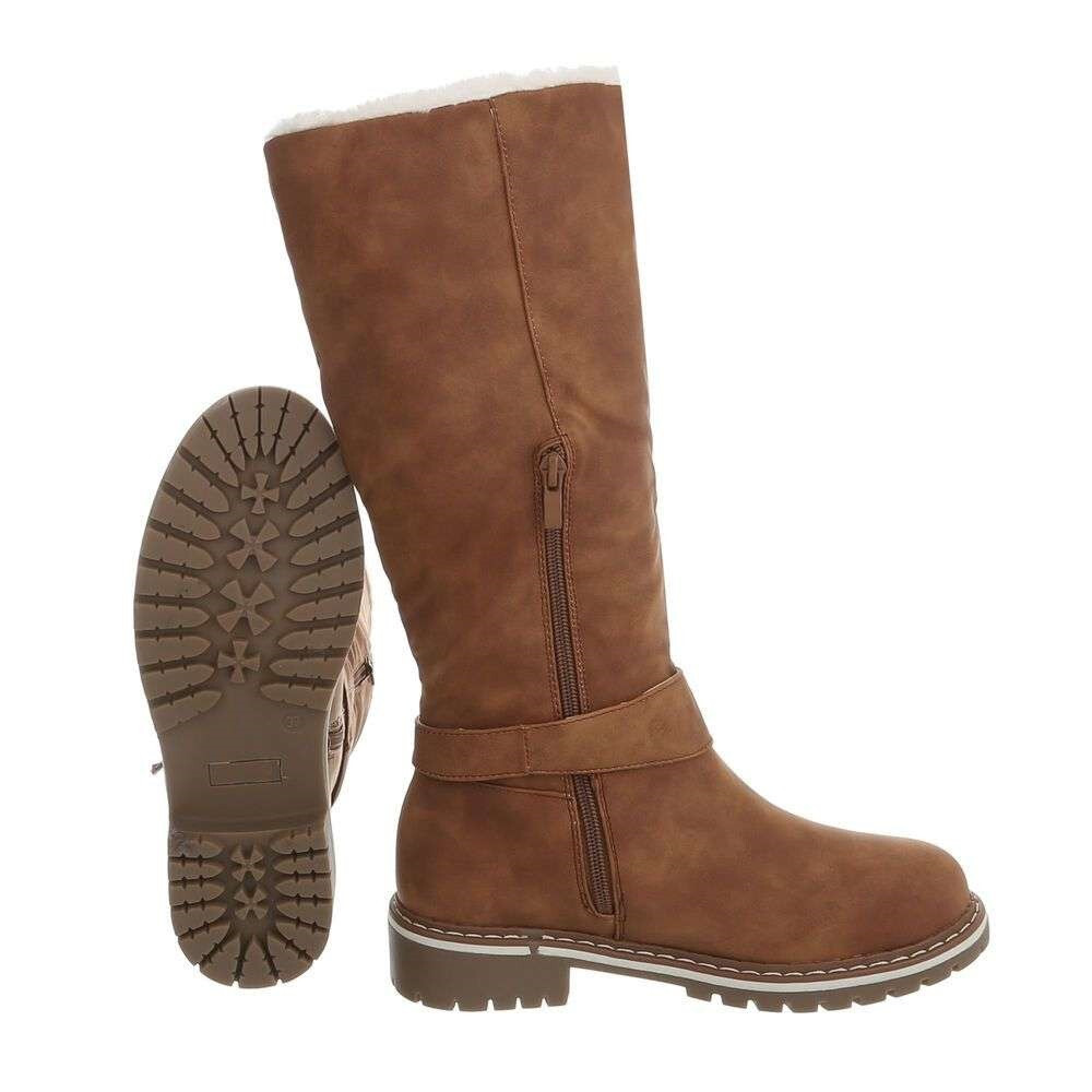 Warm Gefutterte Damen Stiefel