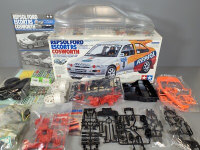New Open Box TAMIYA 1/10 R/C Repsol Ford Escort RS Cosworth TA-02
