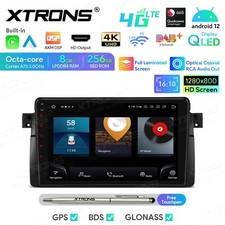 Autoradio Android 12 8/256gb BMW E46 Rover Mg WIFI CarPlay Octa Core Navigatore - Miniatura 2