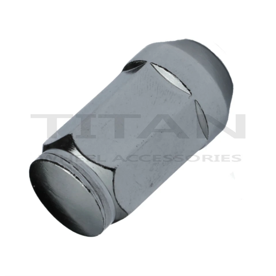 20pc Chrome XL Lug Nuts 14x1.5 Bulge Acorn | 5 Lug for Chevy GMC C/K 1500 2500  - Image 3 of 4