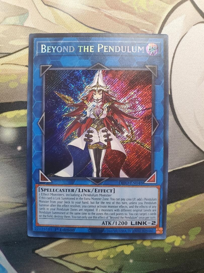 yugioh best pendulum cards Yugioh! Beyond the - DIFO-EN048 - Secret Rare - 1st Edition Near Mint, Luster Pendulum, the Dracoslayer -
