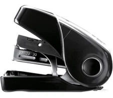 MAX Flat Clinch Mini Stapler HD-10FL3, Black