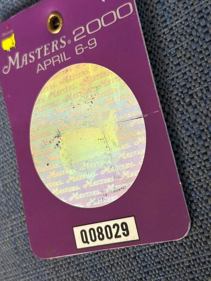 Insignia Masters 2000 Augusta National Golf Club - ¡Campeón Vijay Singh! #2 (M2) Foto 3 de 4