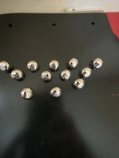 NOS Harley Bobber Chopper Indian Saddlebag Seat Mud Flap Trim Jewel Reflector 60