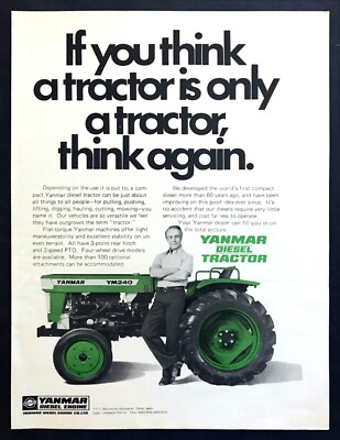1977 Yanmar Diesel Tractor photo ''It Can Be All Things to All People'' print ad