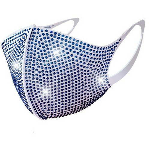 Sparkle Diamante Face Mask Bling Bling Crystal Rhinestone Masks - Picture 12 of 23