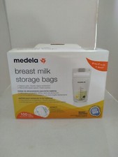 Medela Breast milk storage bags 6 oz 100 Bags New