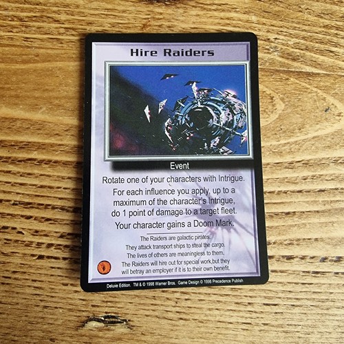 Deluxe Edition (A-M) - Babylon 5 CCG Card Singles - 1998 - Various - Picture 25 of 40