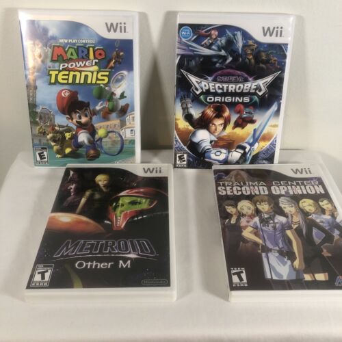 Nintendo Wii Konvolut 4 Spiele Mario Tennis, Spectrobes, Metroid Prime Sonstige M, Trauma
