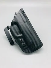  M&P Shield 9/40 4in Black Carbon Kydex Outside OWB Holster w/ Speed Clips USA
