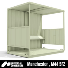 Smoking Shelter Anti Vandal Corten Steel Durable Workplace Cover