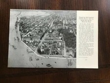 1950 vintage original magazine photo Aerial View Of Tell City Indiana 