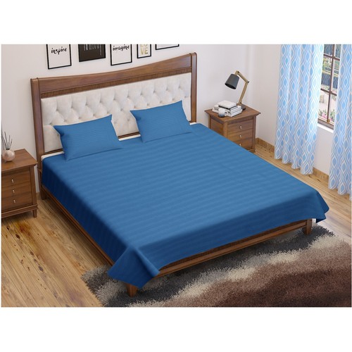 25cm Deep Egyptian Stripe Fitted Sheet Single Double King Super King Size Sheets - Picture 13 of 91