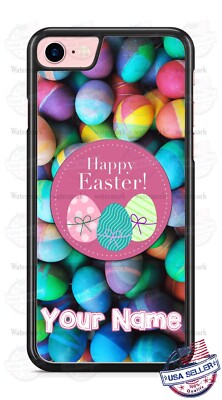 Happy Easter Eggs Personalized Phone Case For iPhone 14 Samsung A52 Google 3XL